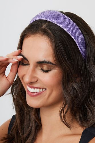 Womens Straight Beaded Headband - - One Size - My Accessories London - Modalova