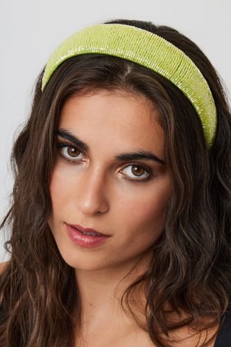 Womens Straight Beaded Headband - - One Size - My Accessories London - Modalova