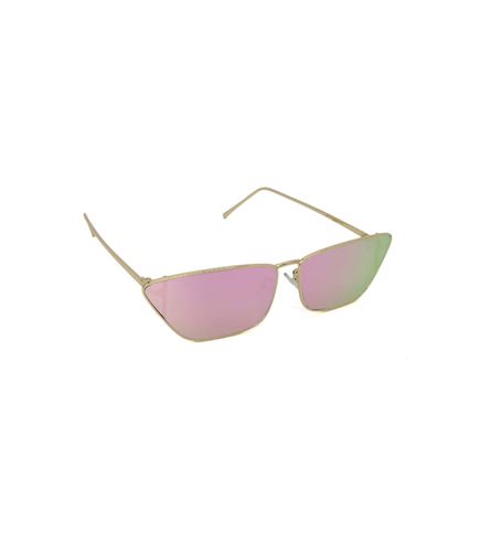 Womens Mirrored Cat-Eye Sunglasses in Multicoloured - One Size - My Accessories London - Modalova