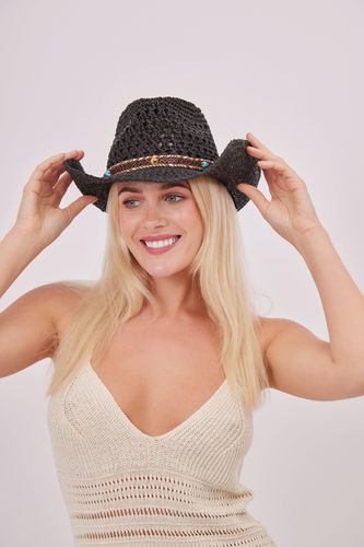 Womens Cowboy Hat with Embellished Trim - - One Size - NastyGal UK (+IE) - Modalova