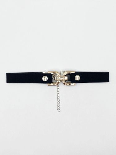 Womens Faux Suede Choker Necklace With Gold Tint Clasp Centre - One Size - NastyGal UK (+IE) - Modalova