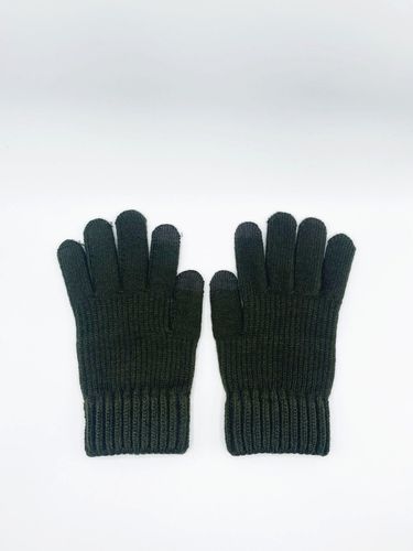 Ribbed Knitted Gloves - - One Size - SVNX - Modalova