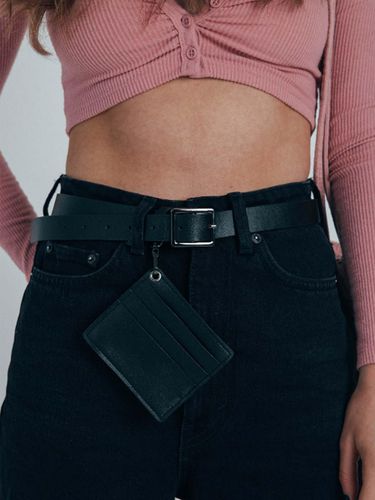 Womens PU Leather Belt with Dettachable Card Holder - - One Size - NastyGal UK (+IE) - Modalova