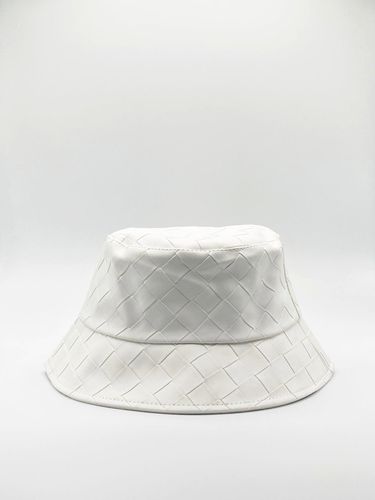 Womens Woven PU Leather Bucket Hat - - One Size - SVNX - Modalova