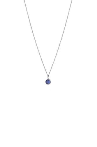 Womens September Birthstone Crystal Necklace Sterling Silver - - 16 inches - NastyGal UK (+IE) - Modalova