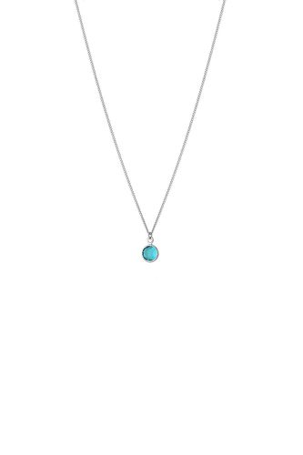 Womens December Birthstone Crystal Necklace Sterling Silver - - 16 inches - Joy by Corrine Smith - Modalova