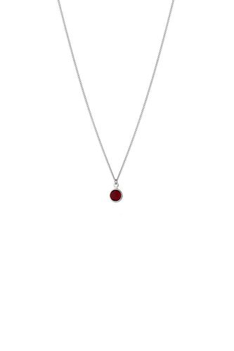 Womens July Birthstone Crystal Necklace Sterling Silver - - 16 inches - NastyGal UK (+IE) - Modalova