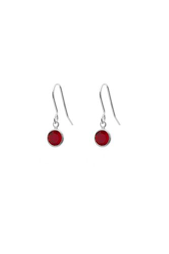Womens January Birthstone Crystal Drop Earrings Silver Plated - - One Size - NastyGal UK (+IE) - Modalova