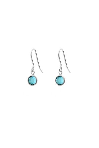 Womens December Birthstone Crystal Drop Earrings Silver Plated - - One Size - NastyGal UK (+IE) - Modalova