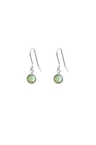 Womens August Birthstone Crystal Drop Earrings Silver Plated - - One Size - NastyGal UK (+IE) - Modalova
