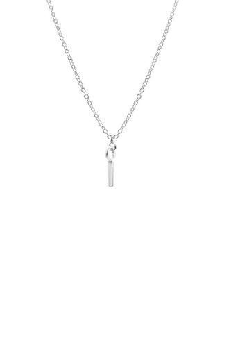 Womens Dainty Initial 'I' Necklace Silver Plated - - 18 inches - Joy by Corrine Smith - Modalova