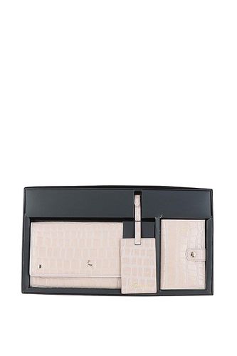 Womens 'Wise Tour' Croc Print Real Leather Gift Travel Set - - One Size - NastyGal UK (+IE) - Modalova