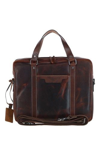 Sfarzo' Real Leather Laptop Messenger Bag - - One Size - Ashwood Leather - Modalova