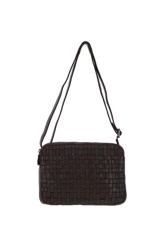Womens 'Perfezione' Three Section Vintage Woven Leather Shoulder Bag - - One Size - NastyGal UK (+IE) - Modalova