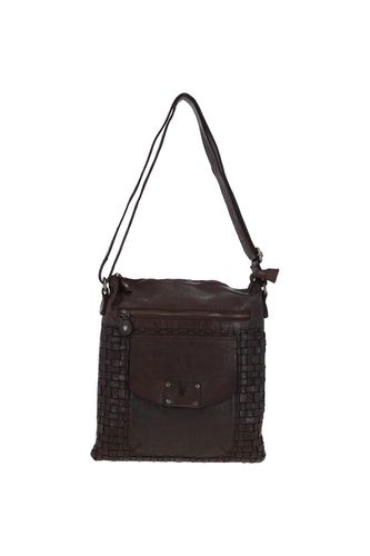 Womens 'Estasi' Woven Classic Large Leather Vintage Crossbody Bag - - One Size - NastyGal UK (+IE) - Modalova