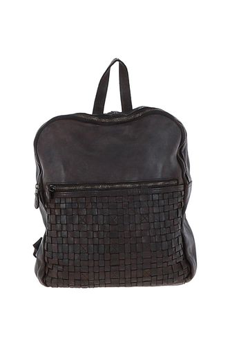 Womens 'Senza Tempo' Woven Leather Vintage Wash Backpack - - One Size - NastyGal UK (+IE) - Modalova