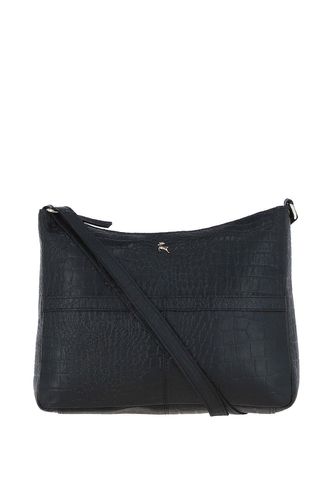 Womens 'Simonetta' Croc Print Real Leather Shoulder Bag - - One Size - Ashwood Leather - Modalova