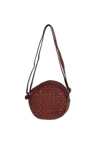 Womens 'Rifugio in Pelle' Leather Round Crossbody Bag - - One Size - Ashwood Leather - Modalova