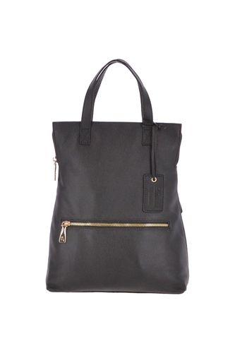 Womens 'Borsa Zainetto' 2 in 1 Leather Backpack Handbag - - One Size - Ashwood Leather - Modalova