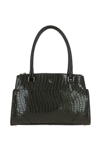Womens 'Borsa Verniciata' Three Section Shoulder Bag - - One Size - Ashwood Leather - Modalova