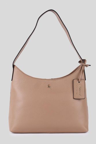 Womens 'Splendore di Milano' Real Leather Hobo Shoulder Bag - - One Size - Ashwood Leather - Modalova