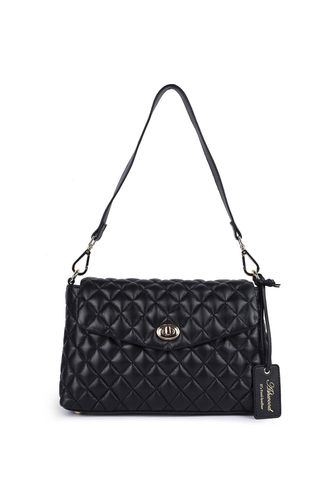 Womens 'Tramonto Toscana' Real Leather Flapover Quilted Bag - - One Size - Ashwood Leather - Modalova