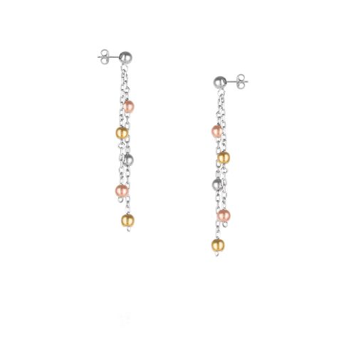 Womens Dorica Sterling Silver Bead Drop Earring - One Size - NastyGal UK (+IE) - Modalova