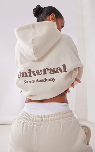 Womens Premium Sand Sports Academy Puff Print Oversized Hoodie - - XL - NastyGal UK (+IE) - Modalova