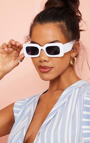 Womens Retro Chunky Rectangular Sunglasses - One Size - NastyGal UK (+IE) - Modalova