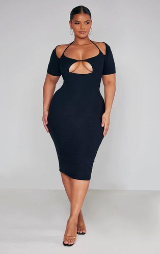 Womens Plus Soft Touch Jersey Cut Out Bust Midi Dress - 28 - NastyGal UK (+IE) - Modalova