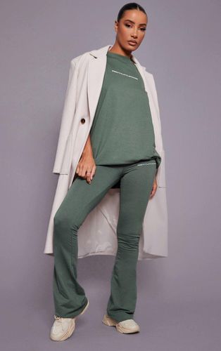 Womens Sea Print Flared Trousers - 10 - NastyGal UK (+IE) - Modalova