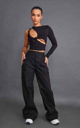 Womens Petite Cargo Low Rise Pocket Detail Trousers - 14 - NastyGal UK (+IE) - Modalova