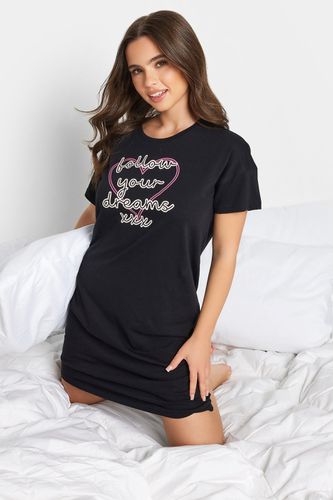 Womens Petite Slogan Heart Print Nightdress - - 6-8 - NastyGal UK (+IE) - Modalova