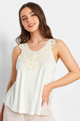 Womens Petite Vest Top - White - 6 - PixieGirl - Modalova
