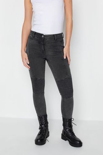 Womens Petite Skinny Biker Jeans - - 12 - NastyGal UK (+IE) - Modalova