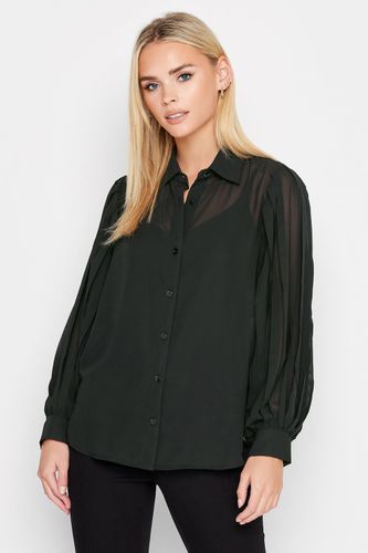 Womens Petite Pleat Sleeve Shirt - - 6 - NastyGal UK (+IE) - Modalova