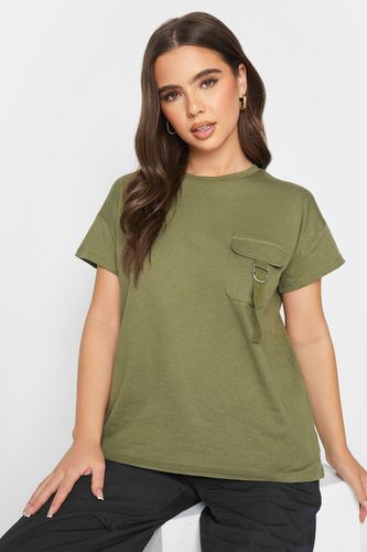 Womens Petite Utility Pocket T-Shirt - - 6 - NastyGal UK (+IE) - Modalova