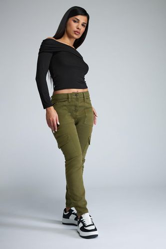 Womens Petite Cargo Skinny Jeans - - 10 - PixieGirl - Modalova