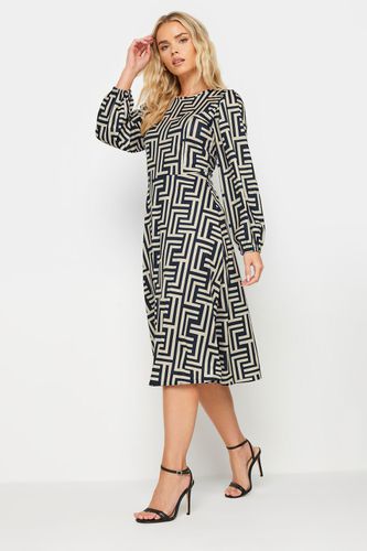 Womens Petite Geometric Print Midi Dress - - 6 - NastyGal UK (+IE) - Modalova