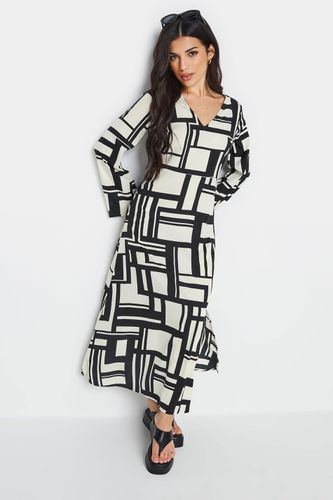 Womens Petite Abstract Print Dress - - 14 - NastyGal UK (+IE) - Modalova