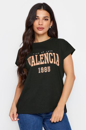 Womens Petite 'Valencia' Slogan Short Sleeve T-Shirt - - 14 - NastyGal UK (+IE) - Modalova
