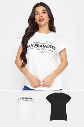 Womens Petite 2 Pack T-Shirts - - 6 - NastyGal UK (+IE) - Modalova