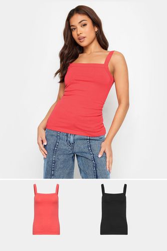 Womens Petite 2 Pack Vest Tops - - 10 - PixieGirl - Modalova