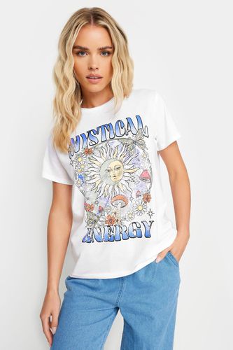Womens Petite 'Mystic Energy' Slogan T-Shirt - - 8 - NastyGal UK (+IE) - Modalova