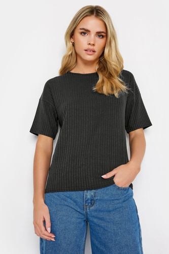 Womens Petite Ribbed Boxy T-Shirt - - 10 - NastyGal UK (+IE) - Modalova