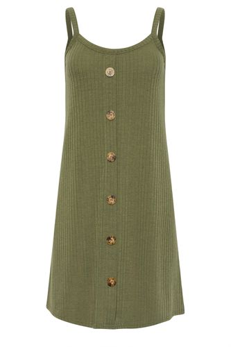 Womens Petite Button Front Sleeveless Dress - - 8 - NastyGal UK (+IE) - Modalova