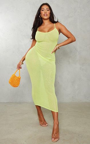 Womens Shape Lime Sheer Strappy Maxi Dress - - 8 - NastyGal UK (+IE) - Modalova