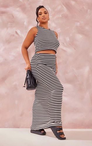 Womens Plus Stripe Midaxi Skirt - 16 - NastyGal UK (+IE) - Modalova