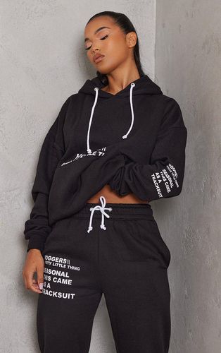 Womens Oversized Slogan Printed Pocket Front Hoodie - XS - NastyGal UK (+IE) - Modalova