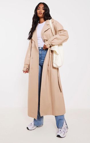 Womens Tall Camel Belted Cuff Detail Trench Coat - - 12 - NastyGal UK (+IE) - Modalova